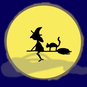 Witch and Cat