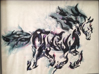 Calligraphy Horse