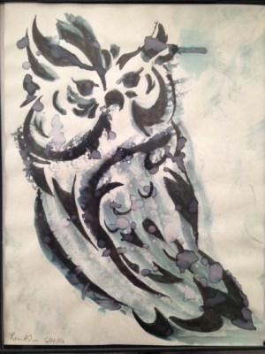 Calligraphy Owl